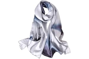 STORY OF SHANGHAI Bufandas de 100% Seda de Morera Pañuelo Mujer Seda Chal Estolas Madre y Dama Regalos para Mujeres