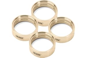 INJORA 1.3 Beadlock Anelli Interni in Ottone - 27g/cad Pesi Ruota Adatti per Upgrade Crawler RC 1/24 1/18