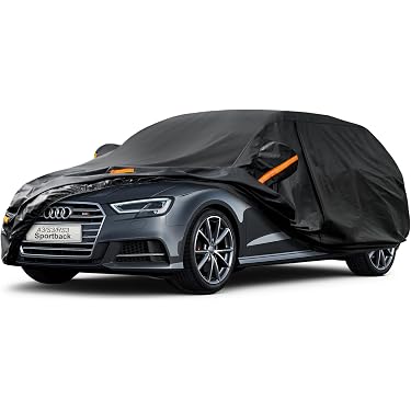 Couverture Voiture Tout Temps Bâche De Protection Pare-brise Voiture 255x240 Cm - Anti-Grêle, Imperméable, UV, Avec Chiffon Bâche Auto Anti Grêle