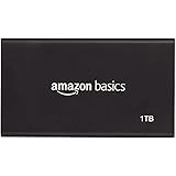 amazon basics Portable 1TB SSD, USB 3.2 Gen 2x2 (20Gbps, Type-C), Read Speed up to 2000MB/s