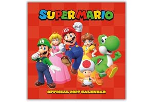 Super Mario 2027 Square Calendar