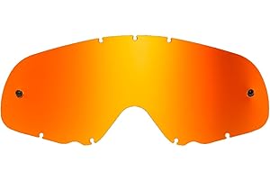 SeeCle 416166 lentes de repuesto para máscaras naranja espejado compatible para màscara Oakley Crowbar