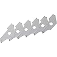 wolfcraft 6 Blades, 22 mm I 5893000 I 6 Blades for Circle Cutters and deburrers