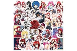 TACOMEXI Anime High School DxD Sticker Pack 100 pezzi, adesivo in vinile per bottiglie d'acqua Laptop Skateboard Notebook, regalo per adulti Bambini Adolescenti