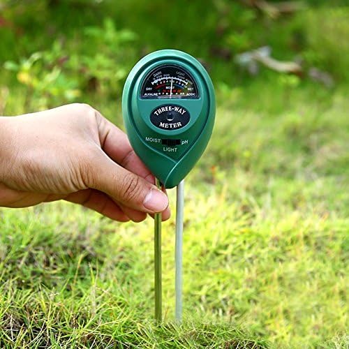 Soil Tester Kit Moisture Meter 3-in-1,PH Acidity Plant and Light Tester for Garden,Yard,Lawn,Farm,Indoor and Outdoor By Dragon Wolfberry. (Green)