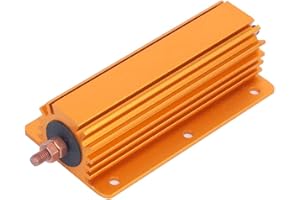 CCYLEZ Aluminum Resistor 200W 8 ohm, Aluminum Housing Resistor, High Performance Resistor with High Reliability for Power Supply, Sensor, Elevator, Stage Audio