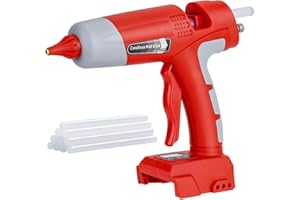 TAINGWEI Zestaw bezprzewodowych pistoletów do klejenia na gorąco do Milwaukee M18 18 V, cyfrowy pistolet do klejenia na gorąco z 10 sztukami pałeczek do klejenia na gorąco o przekątnej 0,43" do naprawy domu,