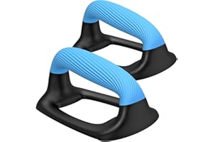 Kipika Push Up Bars, Pushup Stands With Thickened Soft Plastic Handle, Stable and Non-Slip Base, Push up Handles Perfect for Floor Strength Training