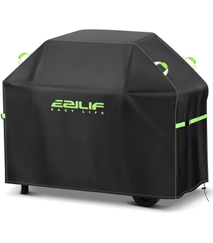 Zettum Copertura Barbecue da 152 cm, 7107 Copri in PU per BBQ Weber