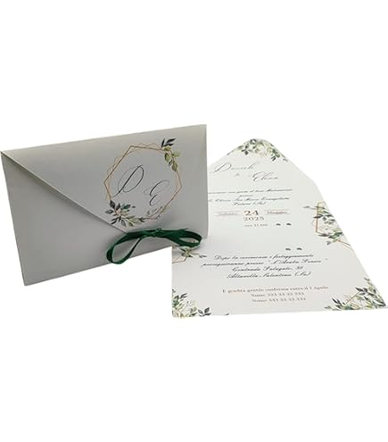 Scatoline Kraft Per Inviti - Set Da 50 Per Matrimoni, Battesimi E Regali - Facili Da Montare Senza Colla - Foto 2