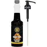 By T&uuml;fek&ccedil;i Chai Tea Aromalı Kahve, Pasta Ve Kokteyl Şurup 750ml Ve Şurup Pompası Avantajlı Set