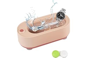 Judavry Nettoyeur Ultrasons, 300ml Nettoyeur à Ultrasons Portable, Appareil de Nettoyage à Ultrasons Professionnel pour Lunettes,Bijoux, Montre