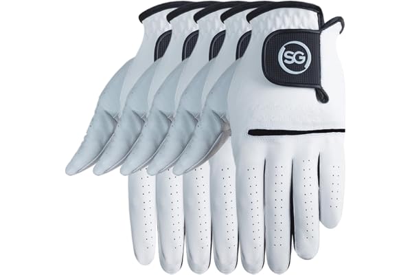 H-Cube Gants de golf toutes saisons – Lot de 5 – Idéal pour les conditions humides et sèches