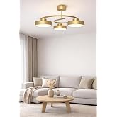 D&ouml;nence Led Eskitme Renk Modern Tasarım Enerji Tasarruflu &Uuml;&ccedil; Renk Işık Ledli Dekoratif Avize Salon Yemek Odası