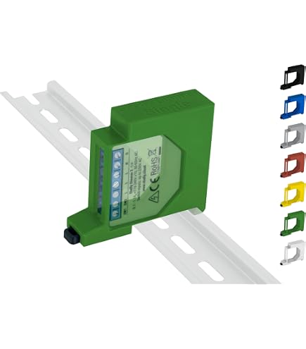 Hutschienenhalter Für Shelly Dimmer – Dual-Adapter Für 35 Mm Hutschiene, Aus PETG