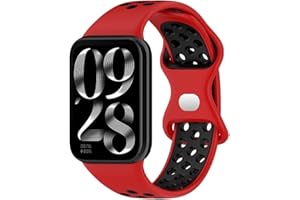 BYISYUE Oddychający sportowy silikonowy pasek zastępczy do zegarka Redmi Watch 4/Xiaomi Smart Band 8 Pro, bransoletka na nadgarstek do zegarka Redmi 4/Xiaomi Mi Band 8 Pro