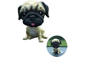 YEKUYEKU Car Bobble Head, Bobbing Head Dog, Nodding Dog for Car, Car Nodding Dog Doll, Car Decoration Nodding Dog Cute Dog Decorations Car Accessories for Car Vehicle Home Decoration