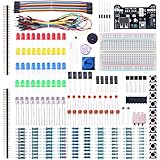 Elegoo Electronic Fun Kit Breadboard Kabel Widerstand Kondensator LED Potentiometer für Arduino Learning Kit, UNO, MEGA2560, Raspberry Pi Arduino Electronic Kit