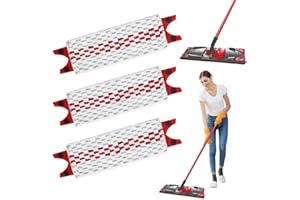 NEIVEINO 3 Pièces pour Vileda Balai Serpillere Recharge Microfibre Kit, pour Vileda Ultramax Mop/UltraMax Plus Absorbante Recharge, pour Lavage Sol, Taches de Nettoyage