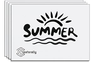 Creatorally Plaque Acrylique pour Gravure Laser, Plastique à Graver Bicouche 30x20 cm 1,3mm, Plaque Plexi Couleur 4 Feuilles Plaque a Graver pour Personnalisé Artisanale (Noir sur Blanc)