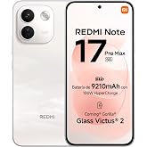 REDMI Note 17 Pro MAX 5G, Smartphone 8+256GB, White, 9210mAh Battery | Snapdragon&reg; 6 Gen 5, OIS 50MP Camera, HyperCharge 100W