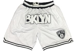 MOMQmicl NBA Nets Basketballshorts for Herren, hochelastische, atmungsaktive Sporthose (Color : C, Size : XX-Large)