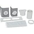 GE Dual Hose Kit for Portable Air Conditioner, Convert Single Hose Portable AC Unit to Dual Hose for Faster Cooling, Easy Install, Compatible With Select GE Models, RAP02, Grey
