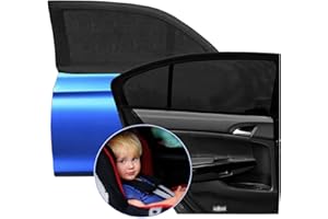 Goosky Window Shades for Baby, Sun Shades for Kids, UV Protection for Adults, Pets - Car Blinds Fits Most Vehicles (2 Pack)