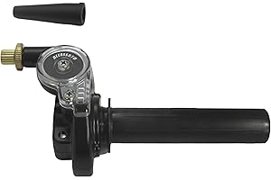 Comando Gas Rapido Universale Accossato In Alluminio e Plastica, Adatto Per Manubri Diametro 22 mm. Indicato per Moto da Cross, Enduro, Scooter, Quad e Motard. Senza Manopola e senza Cavi