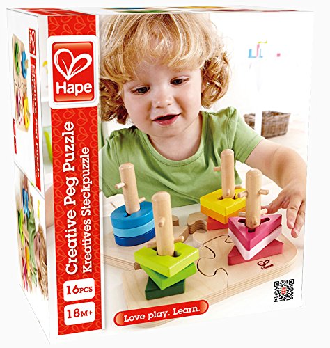 Hape E0411 – Kreatives Steckpuzzle, 16 teilig - 6