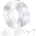 SHOWAY 3 Meter Magic Improvement Double Sided Tape Mounting Transparent Trace Less Acrylic REUSe Washable Waterproof Adhesive Tape 3M