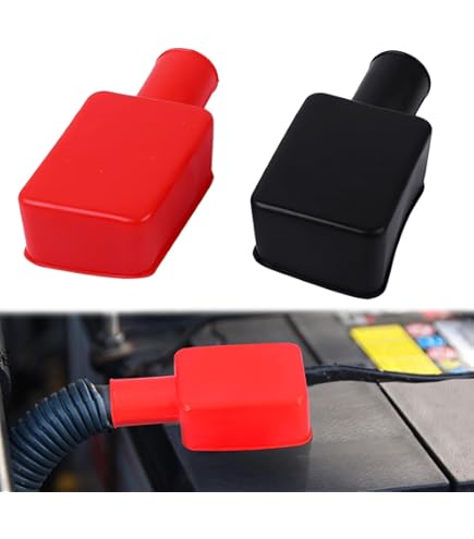 10 Stück Batteriepolabdeckungen - Isolierende Gummi-Abdeckungen Für Auto-Batterien