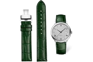 FOUUA Paski do zegarków z prawdziwej skóry paski do zegarków aligator wytłaczana wymiana wdrażanie zapięcie bransoletki 12 13 14 15 16 17 18 19 20 21 22 24 mm