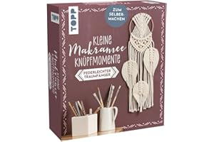 TOPP Kleine Knüpfmomente: Makramee-Knüpf-Set - Federleichter Traumfänger: Anleitung und Material für einen Traumfänger zum Selber-Knüpfen