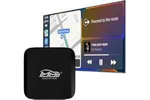 MMB CarPlay, Wireless Adapter Dongle Only Applies To iPhone, Wired To Wireless,Auto-Connect,Online Update, Plug And Play, Bluetooth 5.2, The Magic Box Apple Carplay, For Car With OEM Wired Car Play