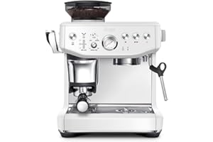 Sage Barista Express Impress - Cafetera Profesional con Espumador de Leche Manual y Molinillo - 9 Bares, Control de Temperatura, 1850 W - Para Cappuccino, Latte y Espresso, Sal Marina