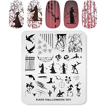 KADS Halloween-Nagelstempel Set – Mit Kürbis, Geistern & Schädeln, DIY Nageldesign Für Grusel-Fans