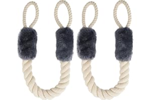 HXSYKJDM Türkordel Klemmschutz, 2 Stück Türstopper Klinke Klemmschutz Seil Tür Zuschlagen Stopper für Türen Kinder und Haustier Fingerschutz, blau