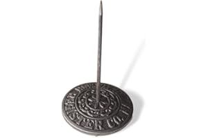THORNESS Fermacarte vintage in ghisa per registratore di cassa | Porta ricevute da scrivania | Porta carta da ristorante | Spindle Rod Bill Holder | Note Spike per ufficio casa ristorante