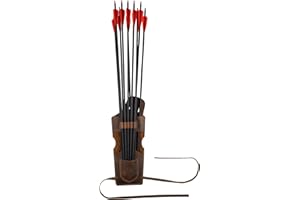 Valhalla Gear, Archery Hip Quiver, Bow Sports, Target Training, Full Grain Leather Bag, Handmade Arrow Holder for Target Shooting, Bourbon Brown