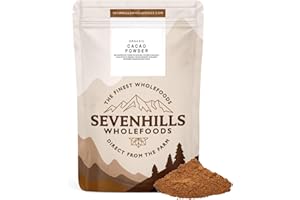 ‎SEVENHILLS WHOLEFOODS Sevenhills Wholefoods Bio Kakaopulver 1kg, Rein und Natürlich, aus Premium Roh Kakaobohnen