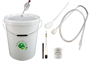 Almost Off Grid 25 Litre Home Brewing Kit for Beginners, Makes 30 Bottles, Equipment Starter Kit, Homebrewing Set for Wine, Beer, Cider and Mead Making, Basic Brewing Equipment