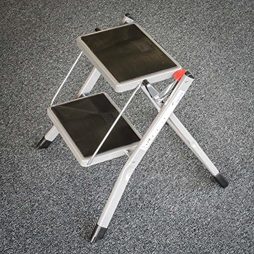 Facal Grey Mini Folding Steps-Easy folding step, Perfect for jobs around your home