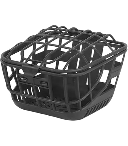 Oceano Panier Vélo Avant Universel - Panier Métal Plastifié Antirouille Pour Guidon - Enfants Et Adultes