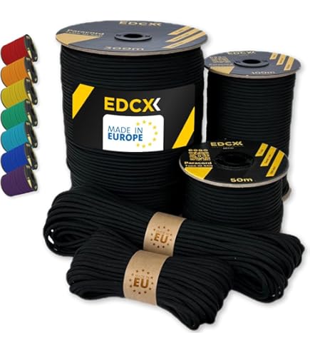 Knotty - Corde Tressée 3mm X 100m - Paracorde Robuste Ficelle