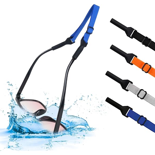 Sangles Lunettes Réglables JCKD - Lot De 5 Couleurs - Élastique Sport Pour Homme, Femme, Enfant