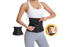 HBSFBH Bauchweg Taillenformer, Bauchweggürtel, Waist Trainer Gürtel, Fitness Waisttrainer, Neopren Bauchweggürtel, Fitness Sauna Gürtel, Verstellbarer Taillengürtel für Fitness, Alltag