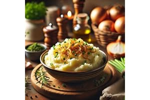 Instant Mashed potatoes Pots Halal Certified Mashed Potato Pot 40g | FabFinds Mug (6 Pack, Fried Onion)