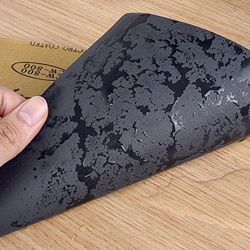 800-3000 Grit Schleifpapier Sortiment, Trocken / nass, für Automobil-Schleifen Holzmöbel, Veredelung, Drehen Fertigung Holz, 9 x 11 Zoll, 14 Stück - 4