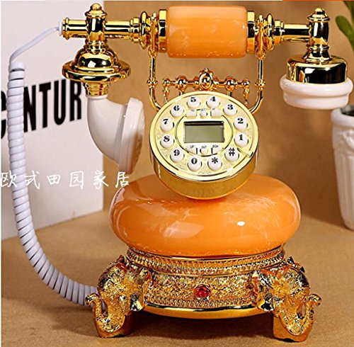 examen Les nouveaux téléphones haut de gamme de style européen, téléphones antiques, vintage rétro maison villa filaire téléphone fixe